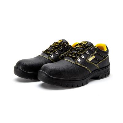 China High Quality Embossed Working Steel Toe Cow Leather Construction Safety Shoes Anti-Static China Factory for sale