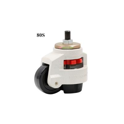 China PIVOT 40S 60S 80S 100S 120S Heavy Duty Adjustable Aluminum Retractable Caster Wheel for sale