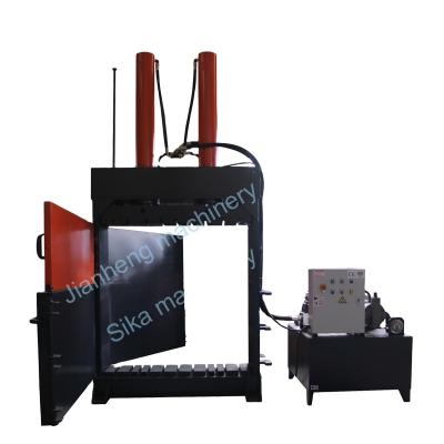 China Hydraulic Electric Cardboard Vertical Diaper Waste Paper Cardboard PET Bottle Press Machine for sale