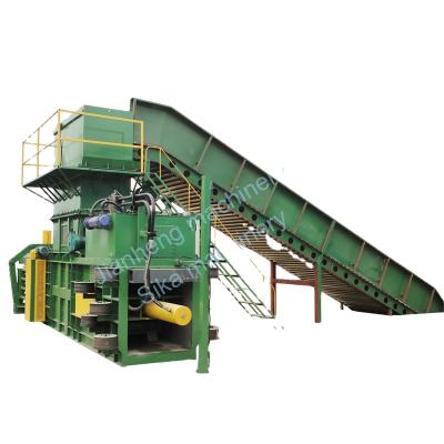 China Fully Automatic Horizontal Hydraulic PET Bottle Waste Paper Cardboard Waste Paperboard Carton Baler Machine for sale