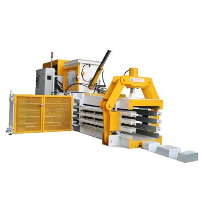 China Medical Fully Automatic Horizontal Hydraulic Waste Paper Cardboard Plastic Baler Baler Machine for sale