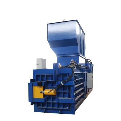 China Semi-Automatic Hydraulic PET Bottle Paperboard Paperboard Dropping Machine Press Machine Baler Packing Machine for sale