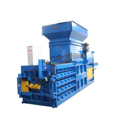 China Semi-automatic Horizontal Hydraulic Waste Paper Cardboard PET Waste Paper Plastic Film Baling Press Machine for sale