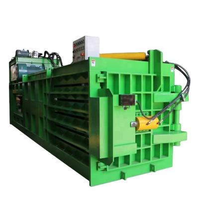 China Semi-automatic Hydraulic Horizontal Beverage Waste Paper Baler Machine for sale