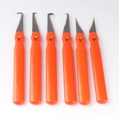 China Slide Open 2023 China Factory Customized Burr Trimming Knife Plastic Case Blade Handle Deburring Tool for sale