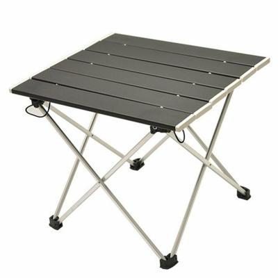 China Modern Folding Camping Table And Stools Lightweight Portable Outdoor Aluminum Frame + Bag for sale