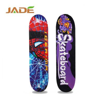 China 9ply Chinese Maple 4 Wheels Skateboard Longboard Skate Board Full Wood Deck Bearing 60kg for sale