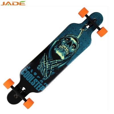 China Youth Wholesale Pro Quality Chinese Maple Longboard Wood Skateboard for sale