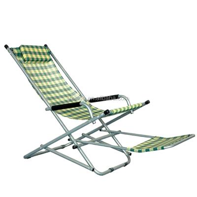 China Modern Modern Folding Sun Rocking Lounge Chair, Antique Rocking Chair Parts Folding Chairs Beach for sale