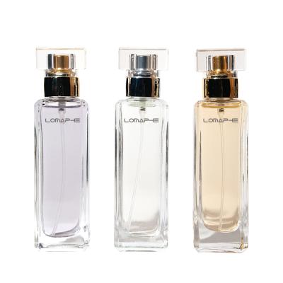 China Square Personal Care RS Glass Bottles Bottles Long Cap withtransparent size for sale