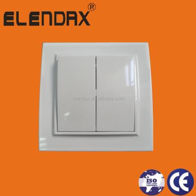 China Two Ways F8002 European Power Supply ABS Wall Sockets Electrical Switches for sale