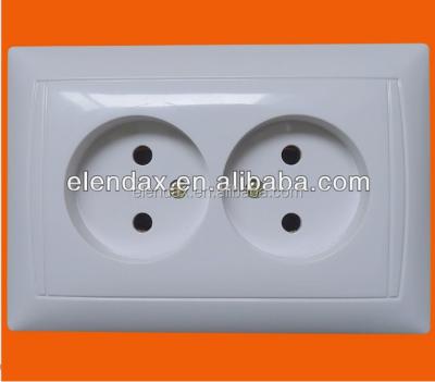 China European Style Commercial Flush Mounting Dual Electrical Outlet Outlet (F6209) for sale