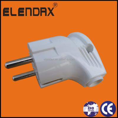 China P8054 Convenient Round 2 Pin Grounding European Plug for sale