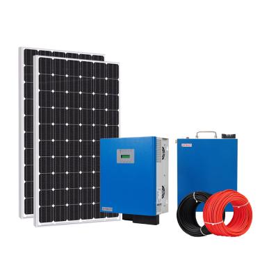 China JNTECH Home Factory 3KW Home Power Off Grid 3000 Watt Solar Panel Kit 3000W Solar Energy Storage System for sale