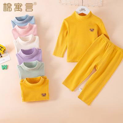 China Anti-Shrinkage Children Warm Sleepwear Fashion Cute Baby Nigth Pambahay Printed Daily Cotton for sale