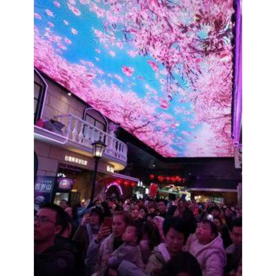 China Indoor mall; hotel ; step ; exposure ; the new design attractive product etc. led display stage dj club ceiling sky screen internal wall P4mm for sale