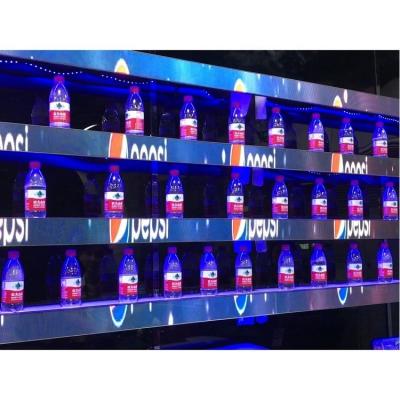 China Shopping mall supermarket supermarket digital billboard indoor pantalla P1.875 led shelf screen for sale