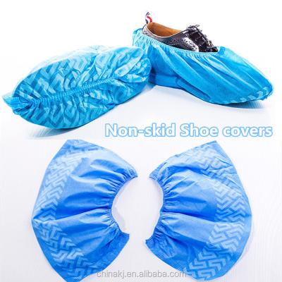 China Anti Slip Anti Slip Non Slip Polypropylene PE CPE CPE Boot Covers Disposable Medical Nonwoven Surgical Shoe Cover for sale