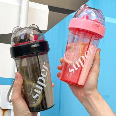 China Viable Free Sample Custom Logo 400Ml 600Ml Workout Shaker Bottle Gym Protein Shaker Mixer Bottles for sale