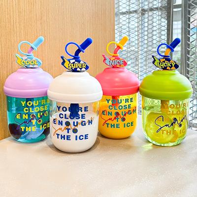 China High Quality Viable Protein Shaker Cup Plastic Straw Bottles Gym Sports Water Bottle With Logo Printing Customized for sale