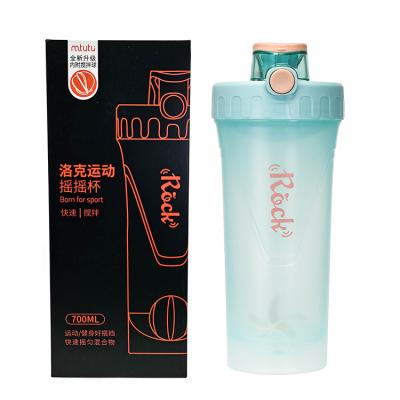 China Logo Wholesale Leakproof Bpa Free Custom Viable Tritan Sports Motivational Water Bottles Water Shaker Plastic Bottle for sale