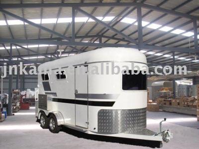 China Other Trailers 3 Horse Float Angle Load for sale