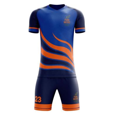 China Sets Good Quality Breathable Custom Design Team Club Mens Football Shirts Soccer Jersey Sublimation Printing Soccer Uniform for sale