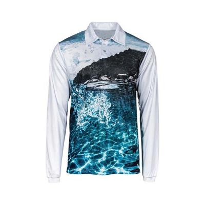 China Latest Design Quick Dry Anti-UV UPF 50 Sun Protection Sublimation Fishing Wear for sale