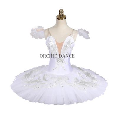 China Professional High Quality Custom Made Adult Women's Swan Lake Ballet Tutu Dress White Ballet Tutu Dress for sale