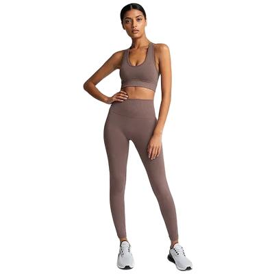 Cina Activewear Breathable Fitness Sport Suit Yoga 2Pcs Running Set in vendita