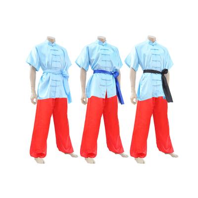 China Traditional Satin Kungfu Wushu Uniform KT-TKD-80305-1 Performance Uniform Te koop