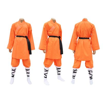 China Soft Luxury Fashion Kungfu Uniforms Cotton Shaolin Uniform Casual V-Neckline New Te koop