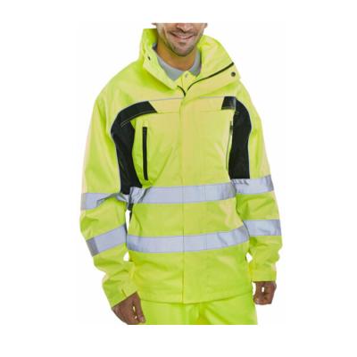 China Safety Hi Vis Jacket Breathable Waterproof Workwear Jackets for sale