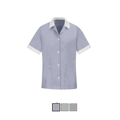 China Shirts & Top Hotel Maids Waiter Uniform Hotel Design Housekeeping Staff Uniform for sale