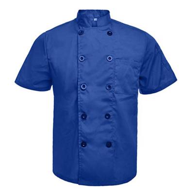 China OEM Cotton Breathable Restaurant Chef Uniform 100% Double Breasted Cook Wear Jacket for sale