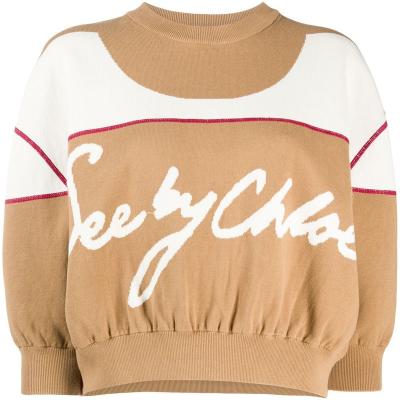 China The other wholesale custom double-sided knitted cropped sweater for sale