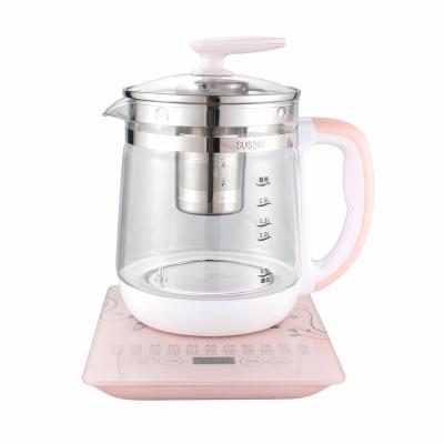 China 360 Degree Rotation Base 1.5L Multi Functions Intelligent Electric Kettle for sale