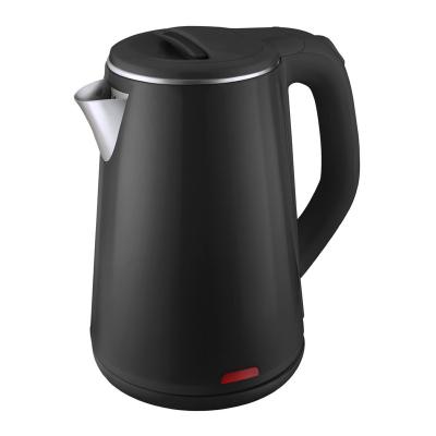 China 360 Degree Rotation Base Factory Sell Good Price Black 1.8L 1500W Anti Scald Plastics Kettle Electric Tea Kettle for sale