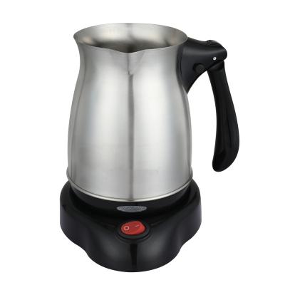 China 360 Rotation Electric Kettle Teapot Stainless Steel Base 0.6L Turkey Coffee Maker for sale