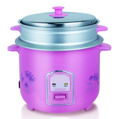 China Full Body Rice Cooker Universal Electric Steamer Colorful Aluminum Inner Pot Straight Cylinder Rice Cooker for sale