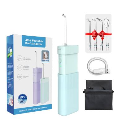 China 360 Rated Teeth Floss Oral Cordless Jet Irrigator Pick Water Flosser Household Spout And Toothbrush for sale