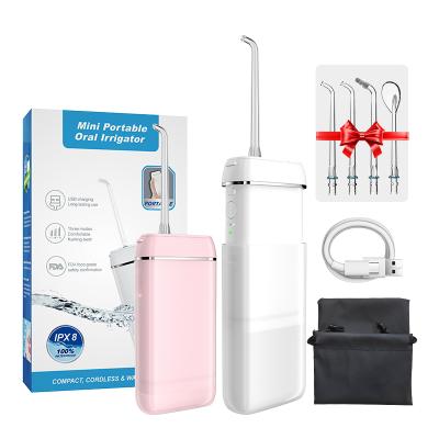 China Car Portable Water Flosser Waterproof Dental Flosser Oral Irrigator for sale