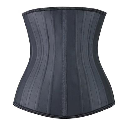 China 2021 9.8inch Good Quality Adult High Adjustable Latex Waist Trainer Slim Natural Shaper Waist Trimming Belt for sale