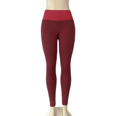 China China Made Top Quality Breathable Highwaist Honeycomb Wear Crac! crack! fitness and yoga Butt Legging for sale