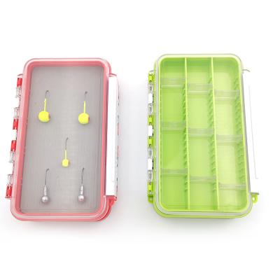 China ABS Transparent Multifunctional Jig Hook Accessories Storage Box Fishing Tackle With Double Sided for sale