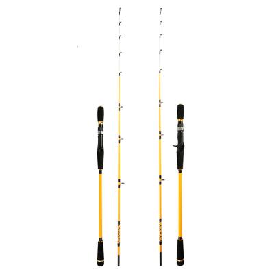 China 2 Section Carbon 1.55m 1.7m Solid Carbon Tilt Spinning Casting Casting Fishing Rod Boat Offshore Slow Launch for sale