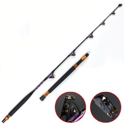 China New 1.8m Carbon 2 Section Carbon 2 Section Super Hard Big Game Boat Rod Anchor Casting Sea Fishing for sale