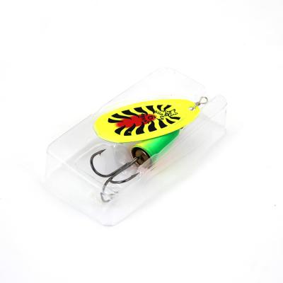 China 25g Colorful Artificial Freshwater Saltwater Metal Lure Spoon Spinner Hard Bait For Bass Pike Other for sale