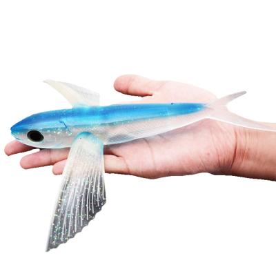 China 8.27in PVC Saltwater Artificial Floating Boat Fishing Plastic Fly Fish Lure For Tuna for sale