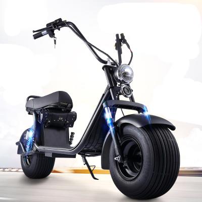 China New Popular Electric Scooter Citycoco 1500w Unisex Fully Stocked Electric Scooter for sale